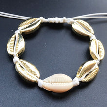 Load image into Gallery viewer, Hot Sale Handmade Natural Seashell Hand Knit Bracelet Shells Bracelets Women Accessories Beaded Strand Bracelet