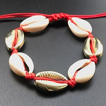 Load image into Gallery viewer, Hot Sale Handmade Natural Seashell Hand Knit Bracelet Shells Bracelets Women Accessories Beaded Strand Bracelet