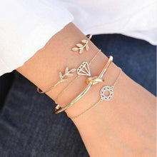 Load image into Gallery viewer, accesorios mujer Bohemian charm bead Bracelet Women tassel heart tree bijoux acier inoxydable femme Sets Jewelry armband