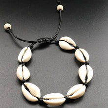 Load image into Gallery viewer, Hot Sale Handmade Natural Seashell Hand Knit Bracelet Shells Bracelets Women Accessories Beaded Strand Bracelet