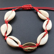 Load image into Gallery viewer, Hot Sale Handmade Natural Seashell Hand Knit Bracelet Shells Bracelets Women Accessories Beaded Strand Bracelet