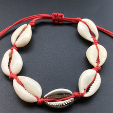 Load image into Gallery viewer, Hot Sale Handmade Natural Seashell Hand Knit Bracelet Shells Bracelets Women Accessories Beaded Strand Bracelet