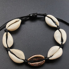 Load image into Gallery viewer, Hot Sale Handmade Natural Seashell Hand Knit Bracelet Shells Bracelets Women Accessories Beaded Strand Bracelet